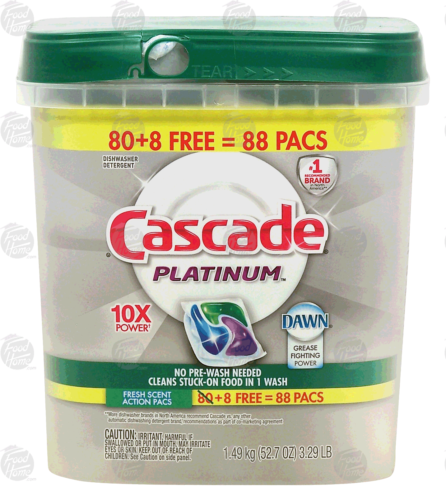 Cascade Platinum machine dishwasher fresh scent action packs Full-Size Picture